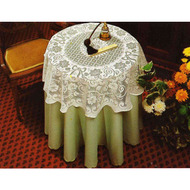 Kenwyn Rectangular Lace Table Cloth - 72x90 Oval / 180x230cm