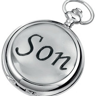 Woodford Full Hunter Chrome/Pewter Son Pocket Watch 1902