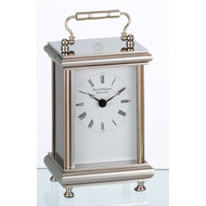 Chrome Boite Carriage Clock with Quartz Movement
