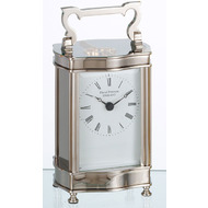 Chrome Doucine Carriage Clock with Quartz Movement