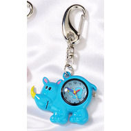 Blue Rhino Keyring Clock - IMP 724
