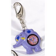 Purple Elephant Keyring Clock - IMP 725
