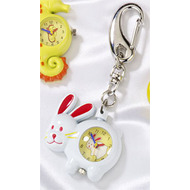 White Rabbit Keyring Clock - IMP 727