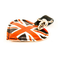 PU and Leather Flag Key Ring