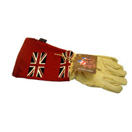 Linen Leather glove