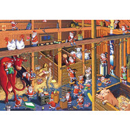Santa's Helpers in the Barn - 472213