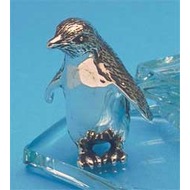 Silver Penguin Ornament - Standing
