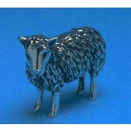 Silver Sheep Family Ornament - Ewe