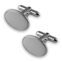 Sterling Silver with line T-bar cufflinks