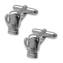 Sterling silver boxing glove cufflinks