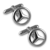 Sterling silver Mercedes cufflinks