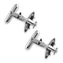 Sterling silver Spitfire cufflinks