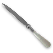 Sterling silver mother of pearl letter opener