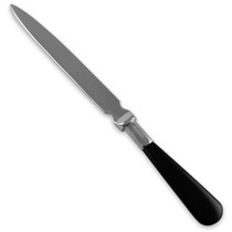Sterling silver onyx letter opener