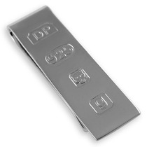 Sterling silver feature hallmark money clip