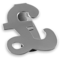 Sterling Silver Plated Pound-Money-Clip