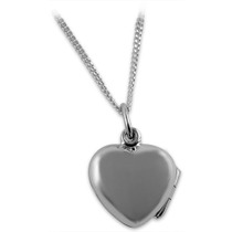 Sterling silver heart locket 1