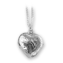 Sterling silver heart locket 2
