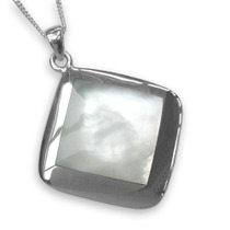 Sterling silver mother of pearl pendant
