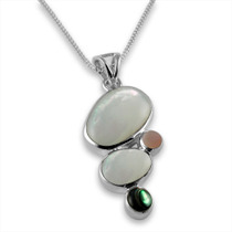 Sterling silver shell pendant