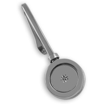 Sterling silver diamond napkin hook