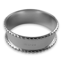 Sterling silver gadroon napkin ring