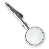 Sterling silver mother of pearl napkin hook 1