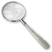 Sterling Silver Plated Magnifying Glass