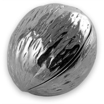 Sterling Silver Plated Walnut Box