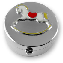 Sterling silver rocking horse tooth box 1