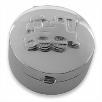 Sterling silver train box