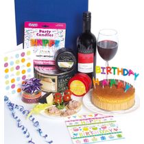 BIRTHDAY CHEESE AND WINE GIFT