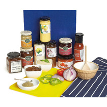 GOURMET SALSA AND SAUCE DELIGHT IN GIFT BOX