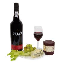 RUBY PORT AND STILTON CHEESE IN GIFT BOX