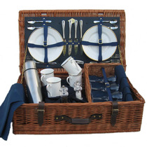 Ascot Picnic Hamper - Fitted Wicker Picnic Hamper