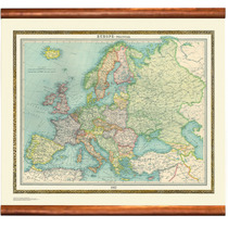 Europe Political Map 1922 from The Times Atlas