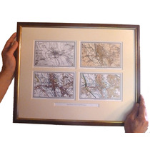 Framed Past & Present Map