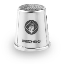 Diamond Jubilee Sterling Silver Thimble