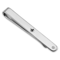 Silver Tie Slide with Diamond - Feature Jubilee Marked