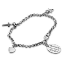Sterling Silver Child's Charm Bracelet