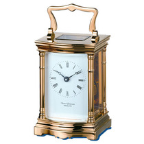 Heavy Bow Fronted Brass Carriage Clock - DP- BFC