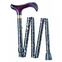 Mini 5 Part Folding Walking Sticks - Ideal for Handbags