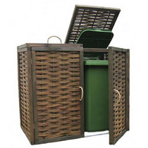 Quality Willow Wheelie Bin Screens with & without lids
