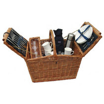 Henley Picnic Hamper - Fitted Wicker Picnic Basket