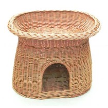 Two Tier Willow Cat Basket