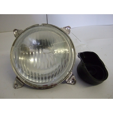 Headlamp round - for most Massey Ferguson 100/200/500/600 series (LH dip)