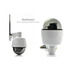 Weatherproof Mini IP Security Camera with PTZ Control (3x Optical Zoom, WiFi)