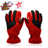 Winter Gloves with LED Light (Red, Medium)