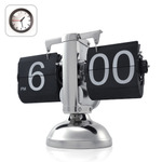 RETRO FLIP DOWN CLOCK- INTERNAL GEAR OPERATED