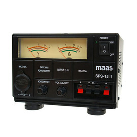 Maas sps-15-11 bench power supply 9-15v dc / 17 a